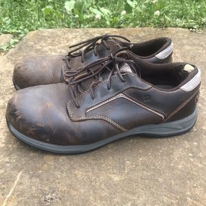 Red Wing Mens Comfort Pro Oil-Slip Resistant Safety Brown Shoes Size 9 E2 #6708